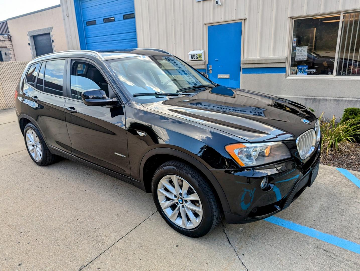 2014 Black Metallic /Black Leather BMW X3 (5UXWX9C56E0) with an 2.0L I4 F DOHC 16V engine, Automatic transmission, located at 603 Amelia Street, Plymouth, MI, 48170, (734) 459-5520, 42.378841, -83.464546 - Photo#11