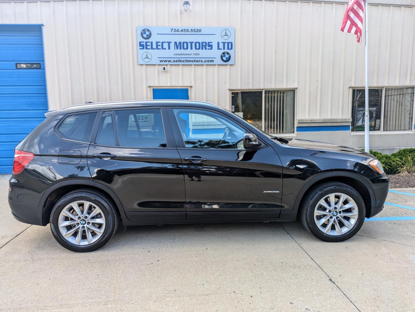 2014 Black Metallic /Black Leather BMW X3 (5UXWX9C56E0) with an 2.0L I4 F DOHC 16V engine, Automatic transmission, located at 603 Amelia Street, Plymouth, MI, 48170, (734) 459-5520, 42.378841, -83.464546 - Photo#12