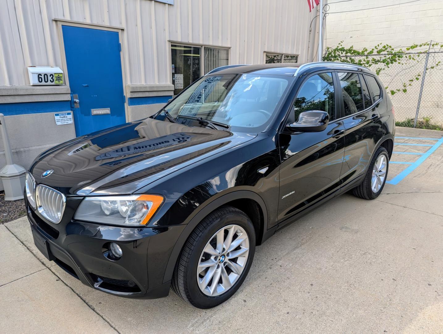 2014 Black Metallic /Black Leather BMW X3 (5UXWX9C56E0) with an 2.0L I4 F DOHC 16V engine, Automatic transmission, located at 603 Amelia Street, Plymouth, MI, 48170, (734) 459-5520, 42.378841, -83.464546 - Photo#0