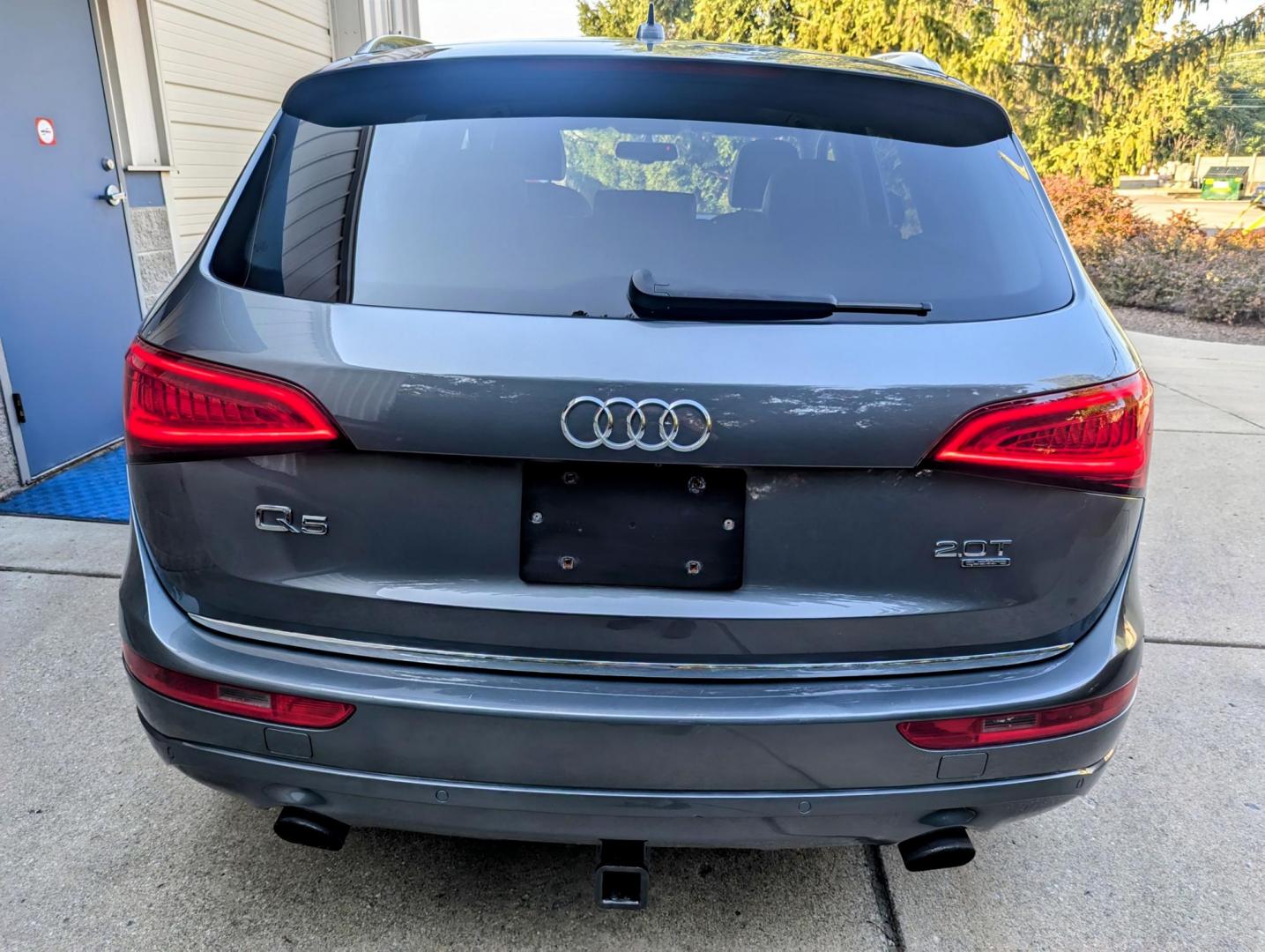 2015 Monsoon Grey Metallic /Black Leather Audi Q5 2.0T Premium Plus quattro (WA1LFAFP2FA) with an 2.0L L4 DOHC 16V engine, 8-Speed Automatic transmission, located at 603 Amelia Street, Plymouth, MI, 48170, (734) 459-5520, 42.378841, -83.464546 - Vehicles shown by appointment - Please call ahead - 734-459-5520, text 734-658-4573 or contact us via our web site at: http://www.selectmotors.com for complete Inventory, Photos, Videos and FREE Carfax Reports. 2015 Audi Q5 2.0T Quattro Premium Plus, Monsoon Grey Metallic, Black leather interio - Photo#14