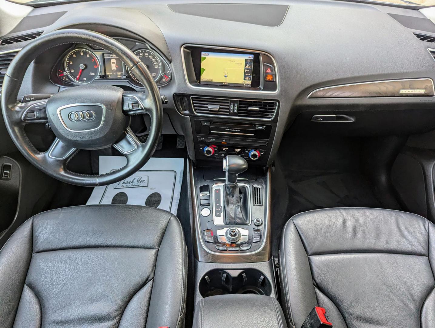 2015 Monsoon Grey Metallic /Black Leather Audi Q5 2.0T Premium Plus quattro (WA1LFAFP2FA) with an 2.0L L4 DOHC 16V engine, 8-Speed Automatic transmission, located at 603 Amelia Street, Plymouth, MI, 48170, (734) 459-5520, 42.378841, -83.464546 - Vehicles shown by appointment - Please call ahead - 734-459-5520, text 734-658-4573 or contact us via our web site at: http://www.selectmotors.com for complete Inventory, Photos, Videos and FREE Carfax Reports. 2015 Audi Q5 2.0T Quattro Premium Plus, Monsoon Grey Metallic, Black leather interio - Photo#4