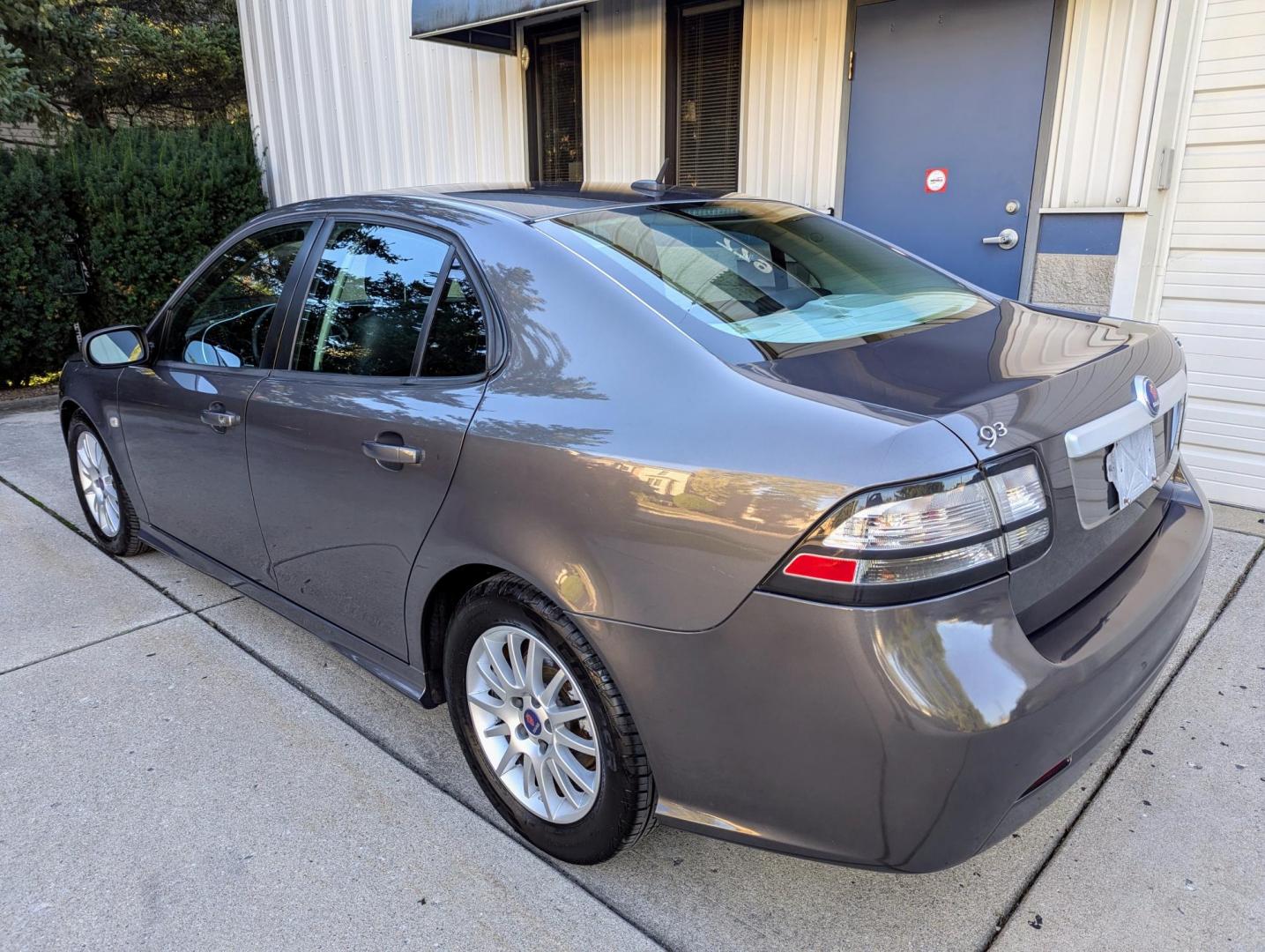 2008 Smoke Beige Metallic /Black Leather Saab 9-3 2.0T (YS3FB49Y481) with an 2.0L L4 DOHC 16V TURBO engine, 5-Speed Automatic Overdrive transmission, located at 603 Amelia Street, Plymouth, MI, 48170, (734) 459-5520, 42.378841, -83.464546 - Vehicles shown by appointment - Please call ahead - 734-459-5520, text 734-658-4573 or contact us via our web site at: http://www.selectmotors.com for complete Inventory, Photos, Videos and FREE Carfax Reports. 2008 Saab 9-3 2.0, Smoke Beige Metallic with Black leather interior, 93K miles, automa - Photo#2