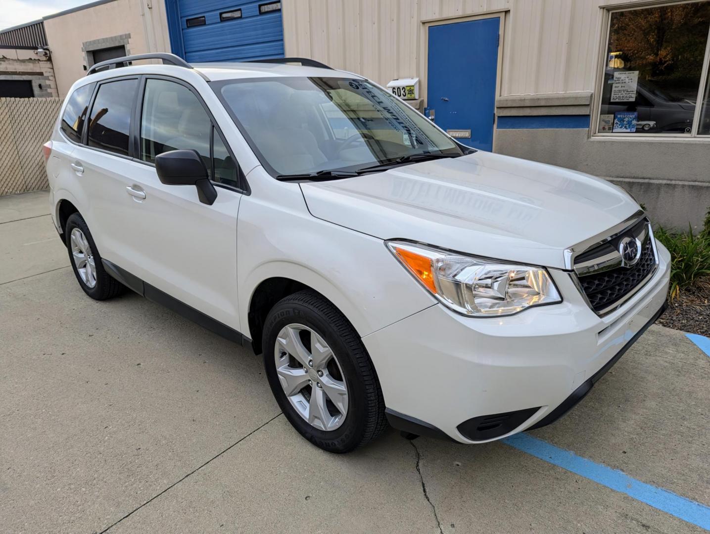 2016 Crystal White Pearl /Grey Subaru Forester 2.5i Premium (JF2SJABC9GH) with an 2.5L H4 SOHC 16V engine, 6-Speed Automatic transmission, located at 603 Amelia Street, Plymouth, MI, 48170, (734) 459-5520, 42.378841, -83.464546 - Vehicles shown by appointment - Please call ahead - 734-459-5520, text 734-658-4573 or contact us via our web site at: http://www.selectmotors.com for complete Inventory, Photos, Videos and FREE Carfax Reports. 2016 Subaru Forester 2.5i, Crystal White Pearl with grey interior, 67K miles, all wh - Photo#9