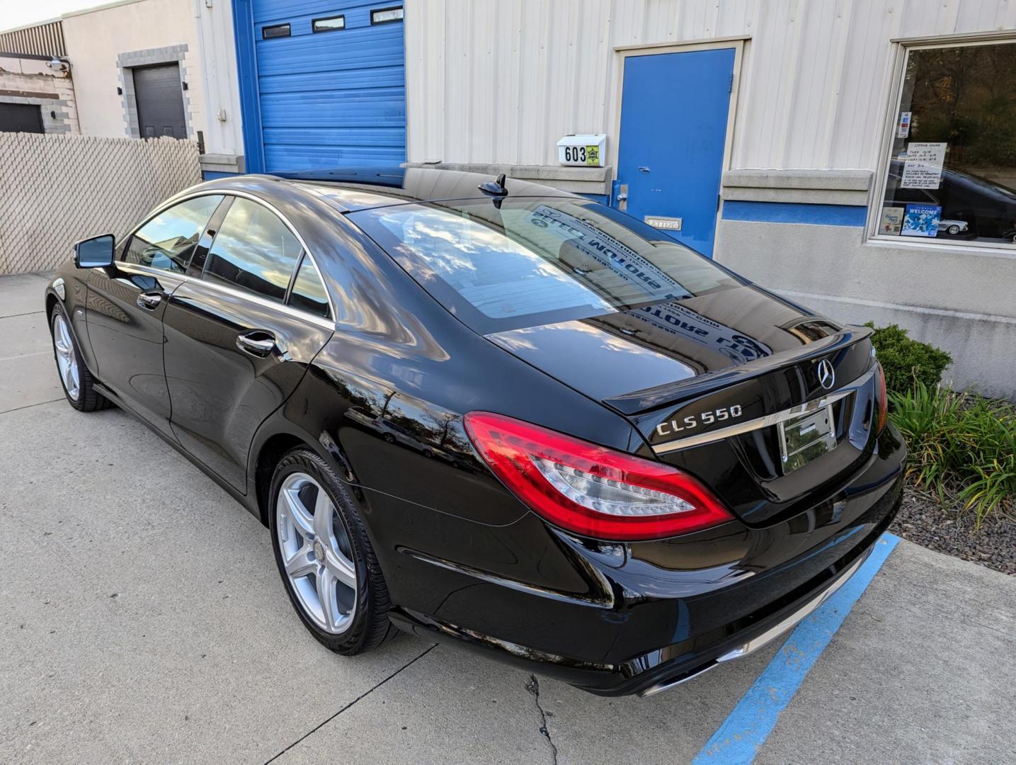 2012 Black /Black Mercedes-Benz CLS-Class CLS550 4MATIC (WDDLJ9BB7CA) with an 5.5L V8 DOHC 32V engine, 7-Speed Automatic transmission, located at 603 Amelia Street, Plymouth, MI, 48170, (734) 459-5520, 42.378841, -83.464546 - Photo#1